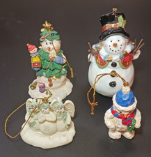 CHRISTMAS Tree DECORATIONS Ornaments Small/Medium Mixed Lot Of 4 Pieces