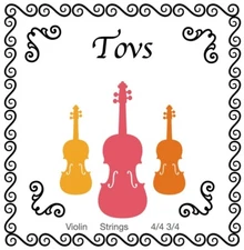 1 Sets Violin Strings 4/4 3/4 alloy advanced Strings E,A,D,G US shipping