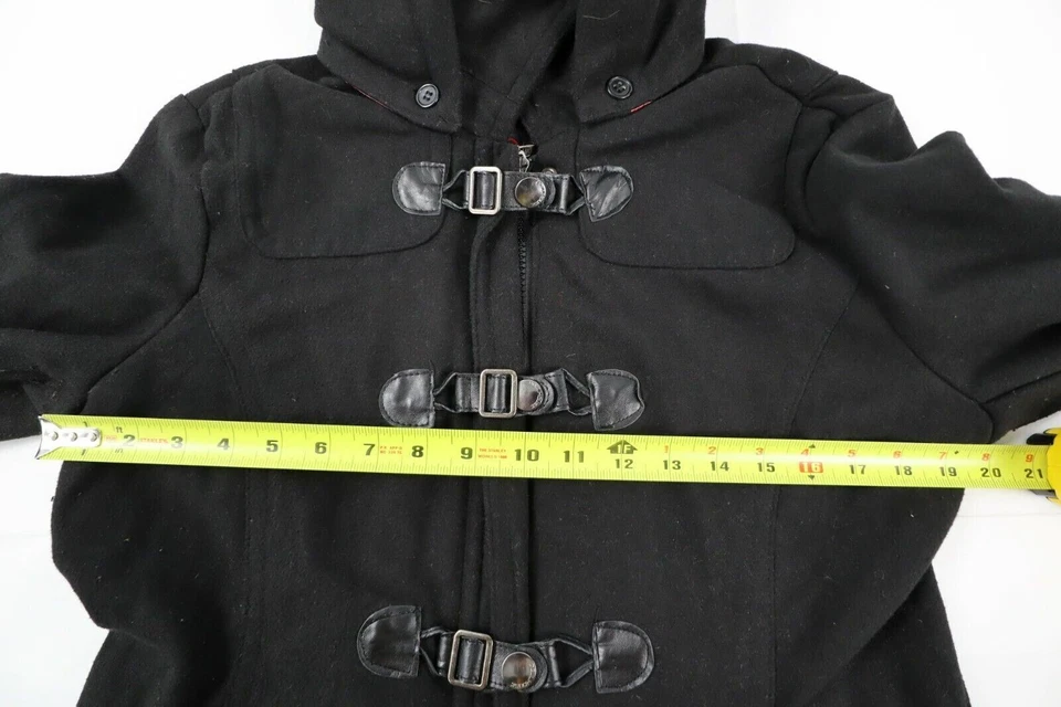 Кукольный домик женщин Sz L (большой) пряжка переднее пальто съемный капюшон перевернутые складки - Изображение 4 из 4