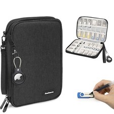 USB Flash Drive Case with Labels, USB Organizer Holds 24 Pcs, USB Case,USB St...
