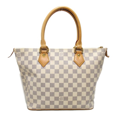 LOUIS VUITTON Saleya MM Shoulder Tote Hand Bag N51185 Damier Azur Ivory  Used LV | eBay