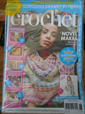 Inside Crochet Magazine Issue 146 NOS Sealed Novel Makes Finger Puppets Wall Han