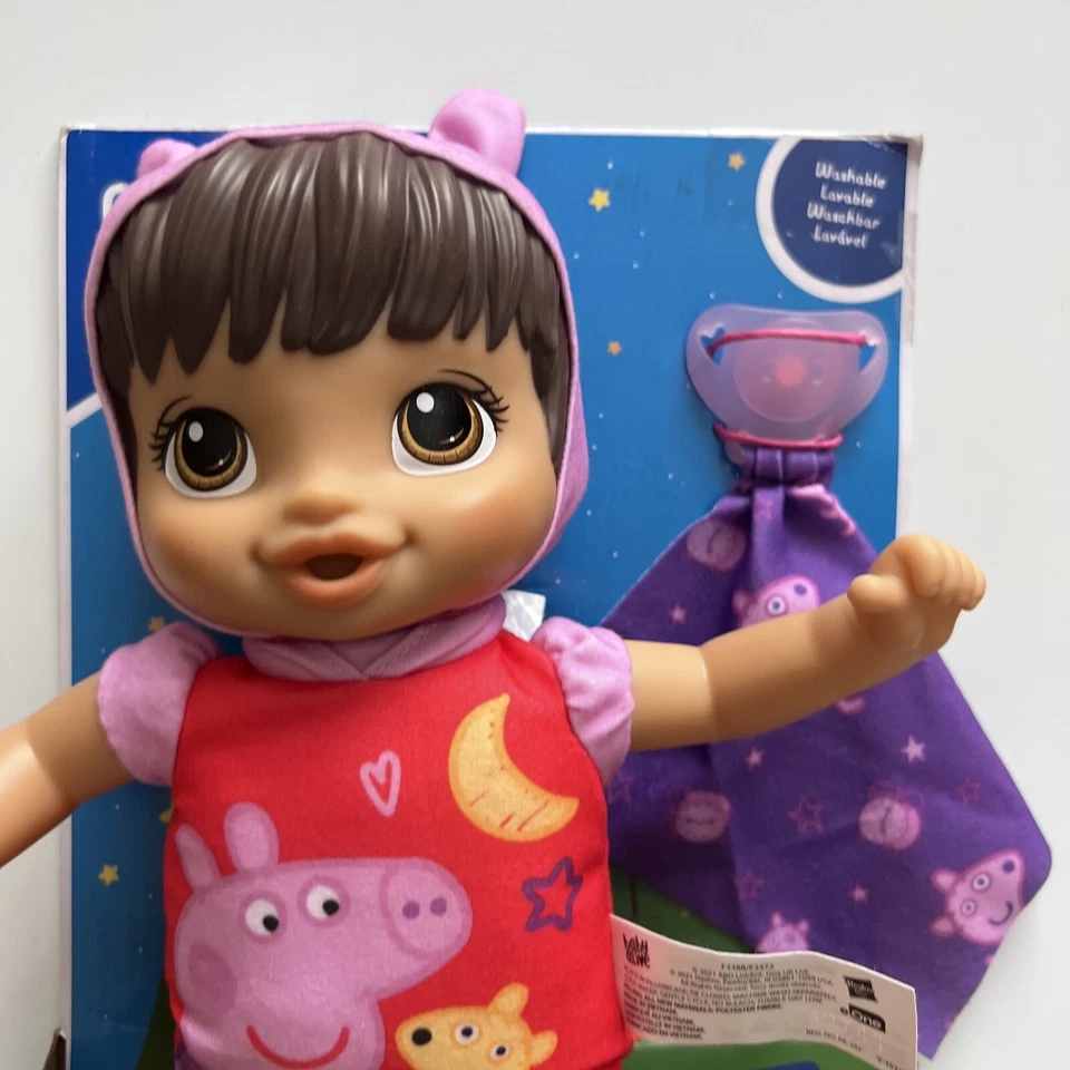 Baby Alive 11" Baby Doll Dressed as Peppa Pig Combo doll Pack 2 total dolls - Image 3 of 4