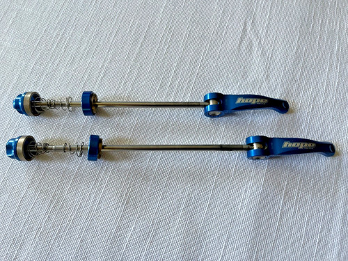 Hope Quick Release QR Stainless Steel Skewers 100F/135R Pair