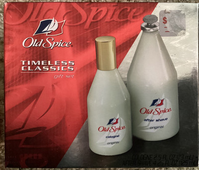 Vintage Old Spice Gift Set Cologne 2.5 Oz After Shave 4.25 Oz Has original Box