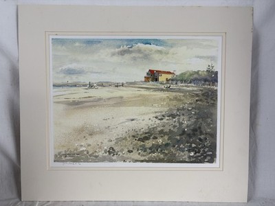 Judy Ashcroft signierter limitierter Druck ''Wells Next The Sea'' 6/20 gerahmt Norfolk Beach