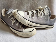 Converse All Star Chuck Taylor Low Top Two Tone Gray Sneakers Women's Size 5