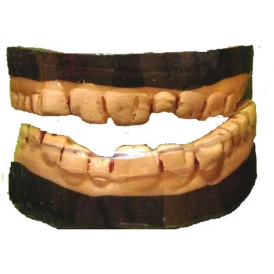 Flexible Rotting ZOMBIE PIRATE DENTURES Monster Horror Teeth Costume Accessory - Photo 1/4