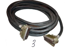 Vintage Multicore Black Copper Cable Connector 8m 40pin Mainframe USSR 1970s NEW