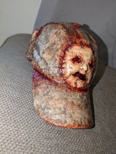 Leatherface Ed Gien Skin Ball Cap Baseball Hat Halloween Haunt Creepy Horror