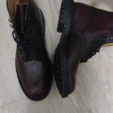 Churchs Mens Leather Ankle Boots Lace-Up Wing...
