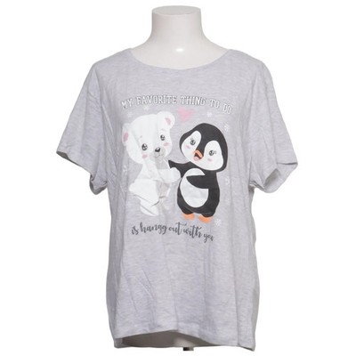 Cubus, T-shirt, Größe: XL, Grau, Baumwolle/Polyester, Print, Damen #AuI