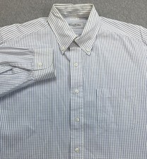 Brooks Brothers Makers Shirt Mens 16 - 32 Check 100 Cotton Button Down Made USA