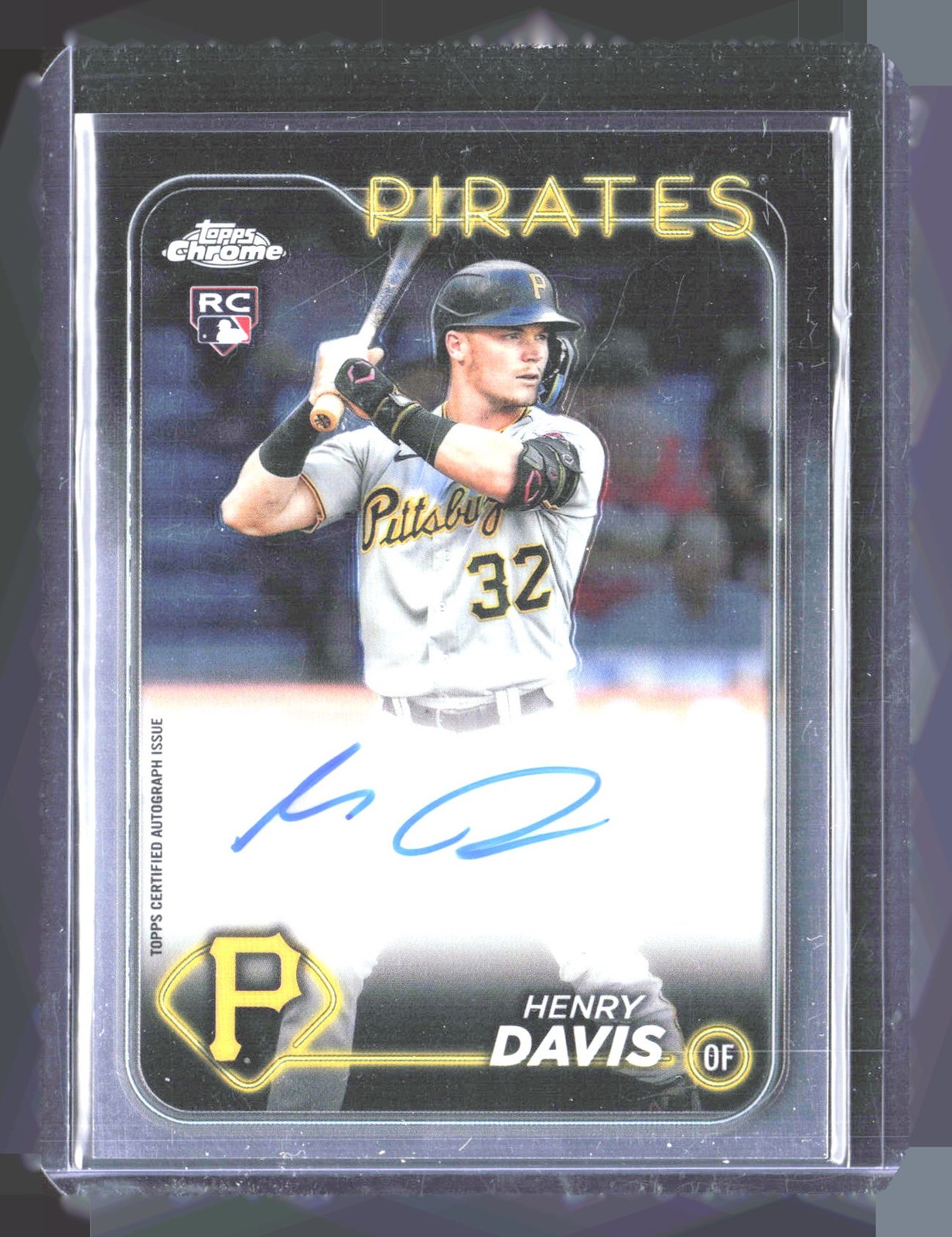 2024 Topps Chrome Update #AC-HD Henry Davis Autographs