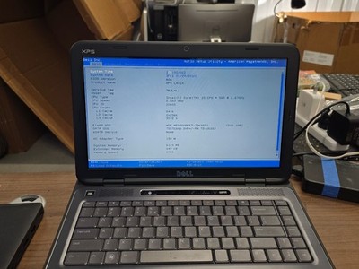 14'' Dell XPS L402X - i5-M560,  6GB RAM - With Charger - Boots to bios