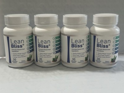 4x Lean Bliss, LeanBliss Supplement for Weight Loss  60 Capsules Each Container