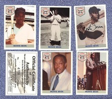 1992 Front Row #1-5 Complete Set Monte Irvin Autograph  - COA ticket HOF