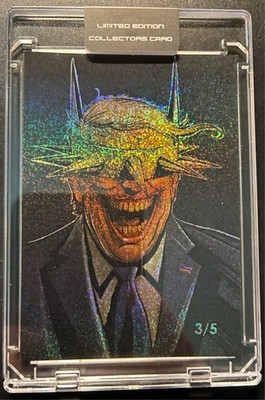 Covid The Final Reckoning #1 Trump Who Laughs Homage Confetti Foil 3/5 Gorkem