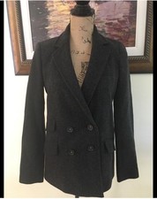 J. Crew Collection Gray Wool Blend Blazer Size 2
