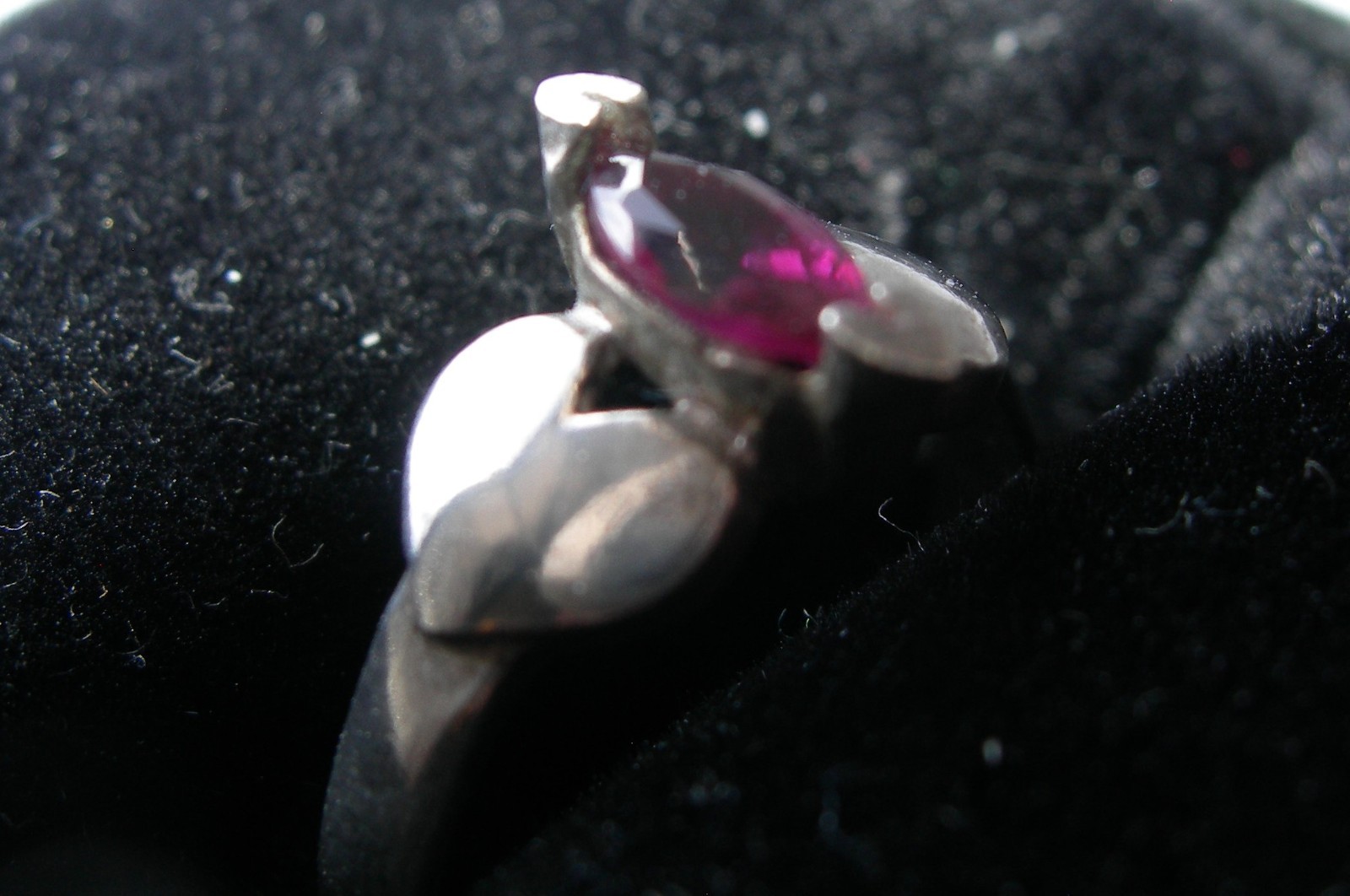 925 STERLING SILVER RING PINK RED RUBY  GEMSTONE … - image 7