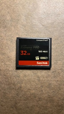 SanDisk Extreme PRO 32GB 160MB/s UDMA7 CompactFlash Memory Card