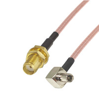 Pigtail-Adapter Ts9-Stecker / Sma-Buchse RG316 1 M
