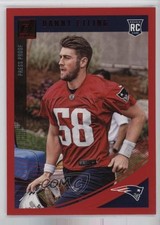 2018 Panini Donruss Rookie Press Proof Red Danny Etling #389 Rookie RC