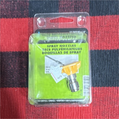 #ad #ad Pressure Washer Spray Nozzle Yellow 0.25 in Inlet $8.35