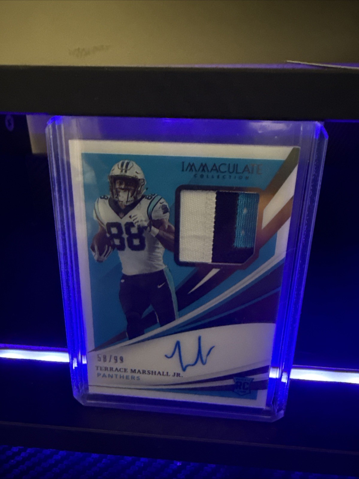 2021 Immaculate TERRACE MARSHALL JR. Rookie Patch Auto /99 #116 PANTHERS L746