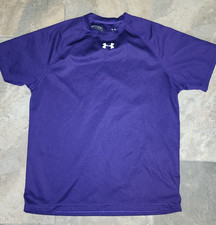Under Armour HeatGear Shirt Men Small Short Sleeve Workout Gym Polyester