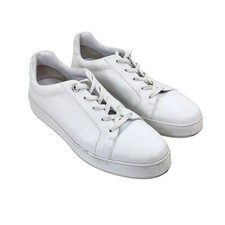 Loro Piana Nuages White Leather Lace Up Sneakers Women Size 40 9