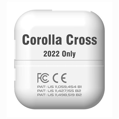 Protect-X, Plug & Play Smart Sensor Theft System. Fits Corolla Cross 2022 only.