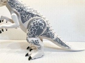 Authentic Lego Jurassic World White Indominus Rex Figure from 75919, Retired