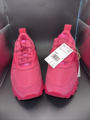 Size 7women - Reebok Cardi B x Classic Leather V2 Pink Fusion, GW8876, No Box