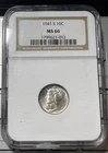 1941 S MERCURY DIME NGC MS 66