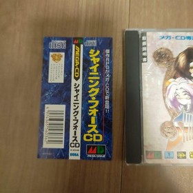 Shining Force CD Sega Mega-CD Japan Import RPG Obi Manual Great Condition