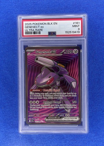 Genesect ex graded PSA 9 for sale on eBay