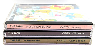The Band CD Lot S/T Music From Big Pink Best Of Robertson Helm Danko Manuel