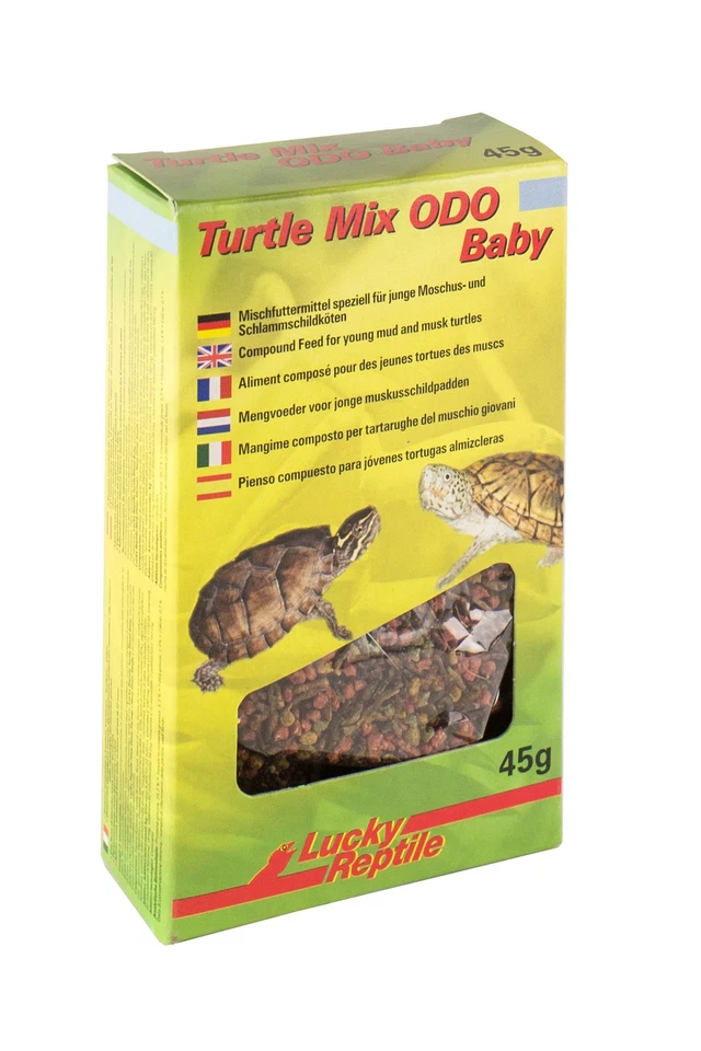 Lucky Reptile Turtle Mix ODO Moschusschildkrötenfutter, Baby 45 Gramm - Bild 1 von 1