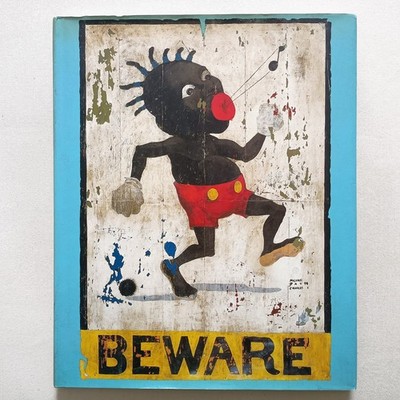 Michael Ray Charles - Beware / Tony Shafrazi Gallery 1998 / Edition of 3000