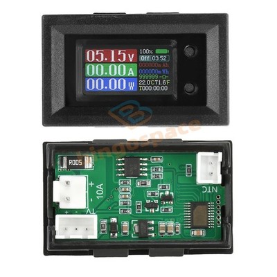 9in1 Multimeter DC4-30V Power Tester Voltage Current Capacity Meter 10A 50A 100A