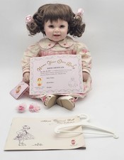 ADORA Doll Curly Light Brown Hair Blue Eyes UBG20368 W/ Cert Box