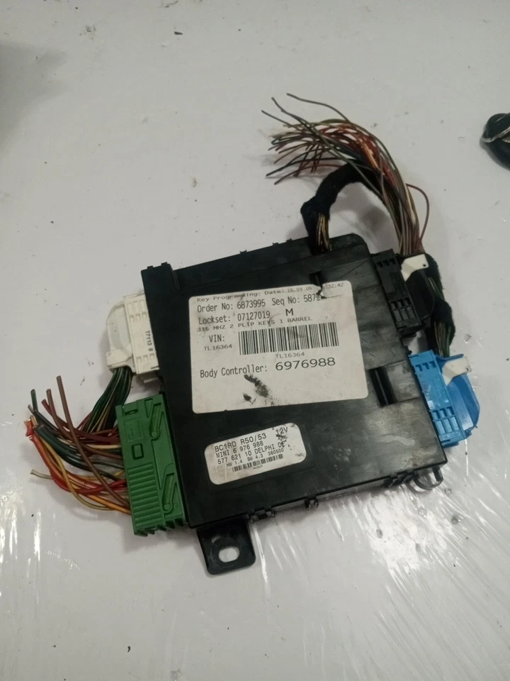 Módulo de control de carrocería Mini Cooper R53 R50 2002-2006 BCM OEM 6976988 Foto 3 de 4