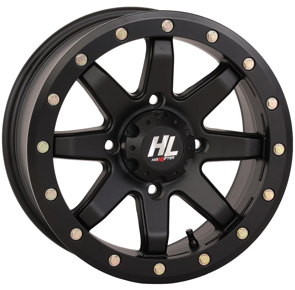 High Lifter HL9 Beadlock 15" Wheels Black Honda Pioneer 1000 / Talon - Image 2 of 3
