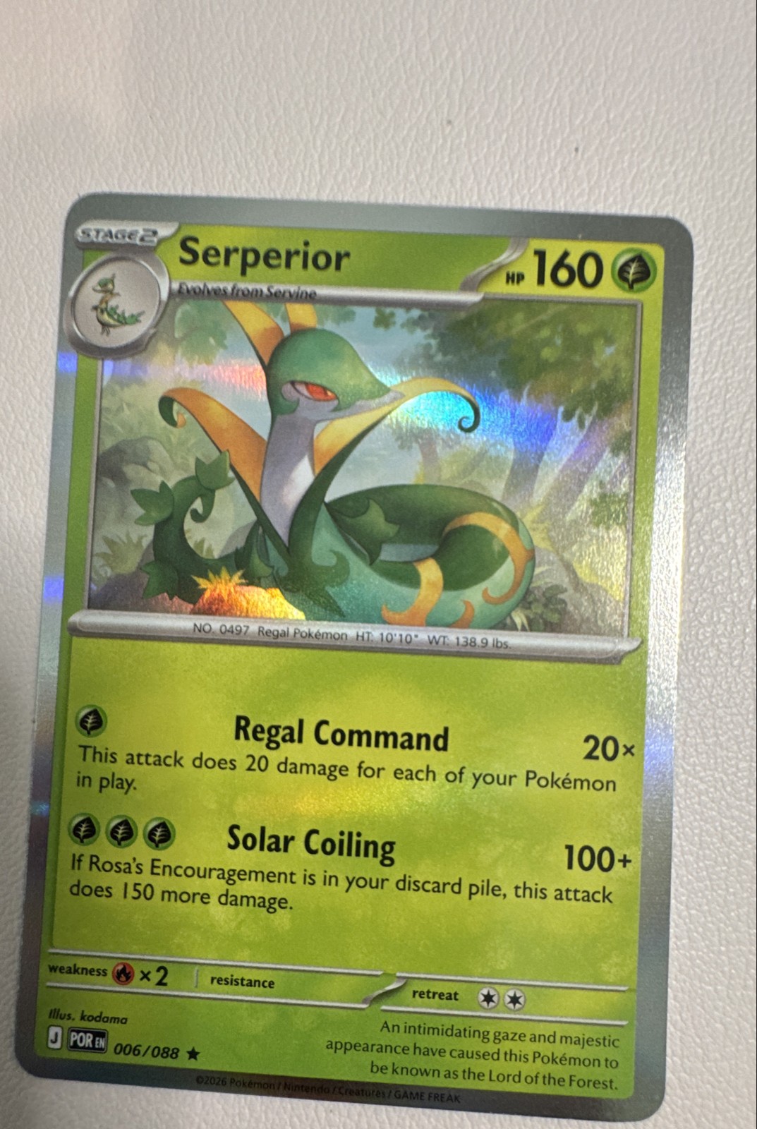 Serperior 006/088 Me03: Perfect Order Holo