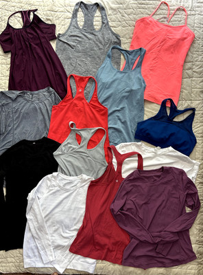 LULULEMON Size 10 Tops CLEAR-OUT! Only $9 - $15 Each! You Choose What You Want!