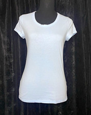 No Boundaries Women s Blue Solid Scoop Neck S...