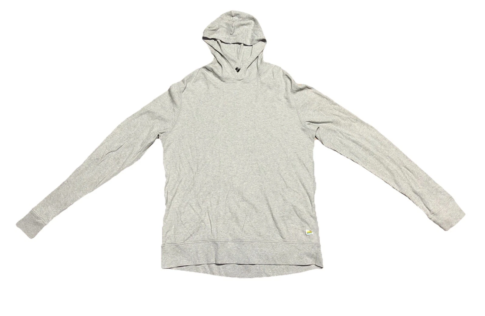 Vuori Waffle Hoodie Mens L Heathered Gray Thermal Knit Pullover
Opens in a new window or tab