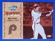 2004 Donruss World Series Legends of the Fall /500 Mike Schmidt #LF-15 HOF