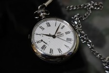 ORIENT Mechanical Hand Wind Pocket Watch Roma...